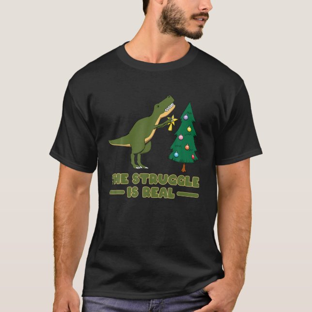 Camiseta A Luta É Dinossauro Real (Frente)
