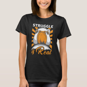 Camiseta A Luta É Ganso De Aves Aquáticas