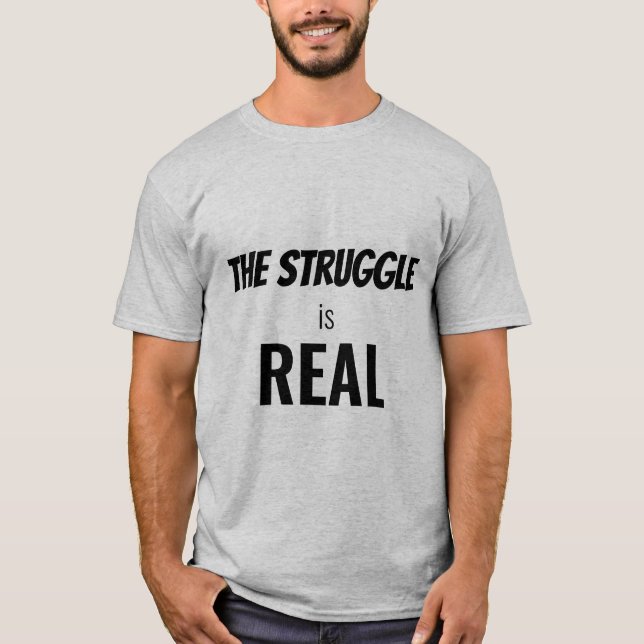 Camiseta A Luta é uma Dramatização Engraçada, ZFJ (Frente)