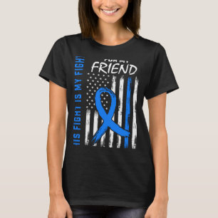 Camiseta A Luta É Uma Luta Amigo Conscientização Sobre Cânc