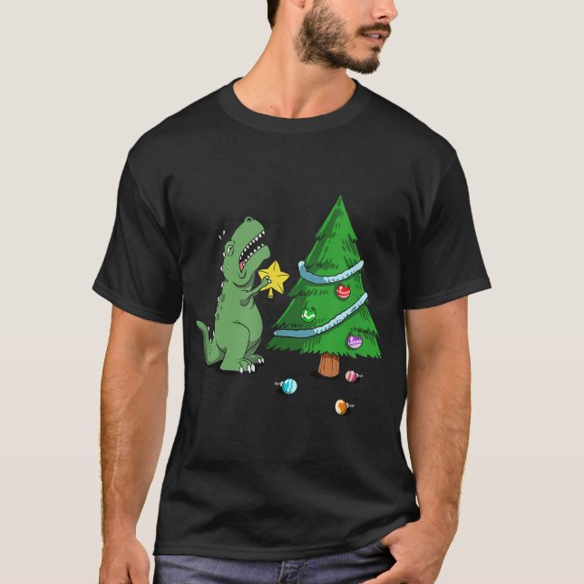 Camiseta A Luta Engraçada É A Verdadeira Árvore De Natal Di (Frente)