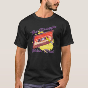 Camiseta A Luta Era Um Pesadelo De Fita De Música Misturada