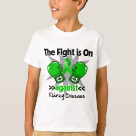 Camiseta A luta está sobre contra a doença renal