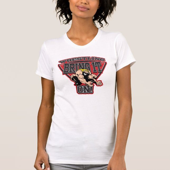 Camiseta A luta trá-lo sobre (Frente)