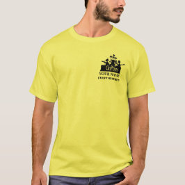 Camiseta A luz da SEGURANÇA do EVENTO dos bichos