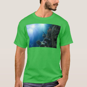 Camiseta À Luz do Aquário de Água Salgada em Tennes