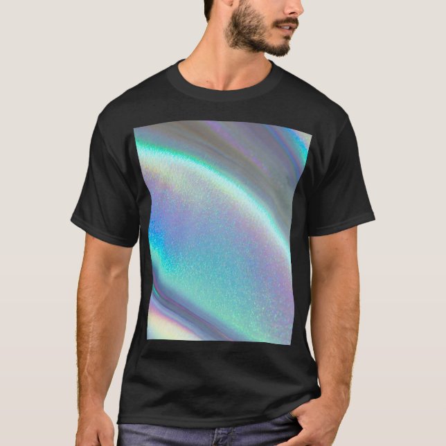 Camiseta A Luz Holográfica Brilhante (Frente)