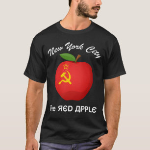 Camiseta A Maçã Vermelha da Cidade de Nova York