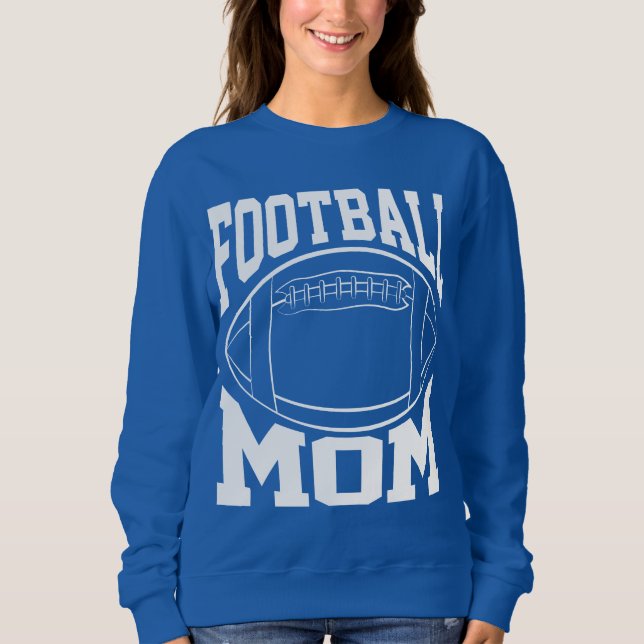 Camiseta A mãe de futebol em branco com o nome e o número d (Frente)