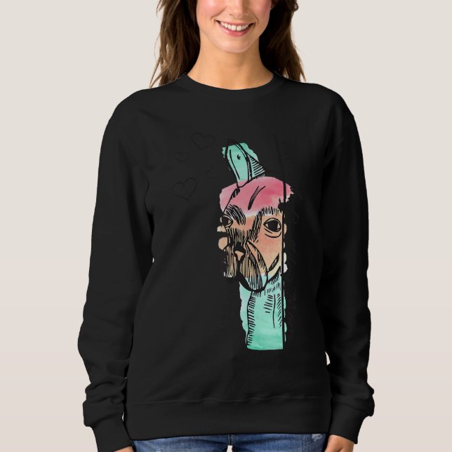 Camiseta A mãe do Bulldog francês, os cães franceses (Frente)