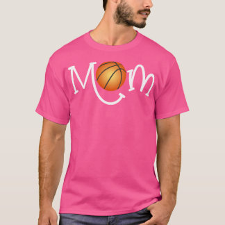 Camiseta A Mãe Dotada De Basquete Clássico Com Basquete