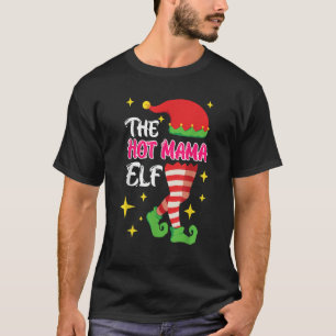 Camiseta A mãe e a elfo da mamãe quentes