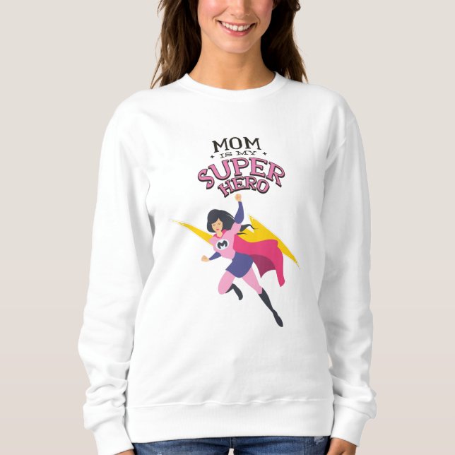 Camiseta A mãe é minha super-heroína (Frente)