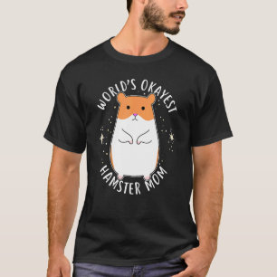 Camiseta A mãe e o anima roedor lindos do Hamster do Mundo