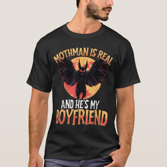 Camiseta A Mãe É Real E É O Meu Motivo Criptid Namorado (Frente)