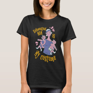 Camiseta A Mãe Esgotada É A Minha Figurinha De Estilo De Ve