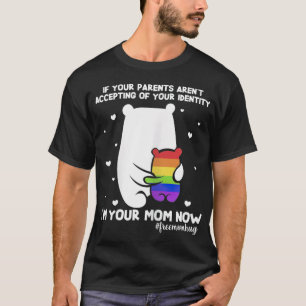 Camiseta A Mãe Livre Abraça A Mamãe Ursa E Sou Sua Mãe 