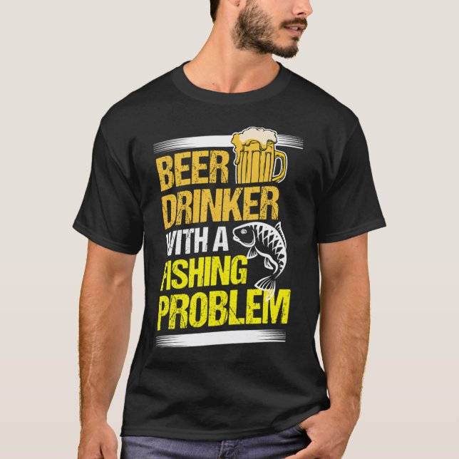 Camiseta A Mãe Pescadora - Presente de Pescador Engraçado (Frente)