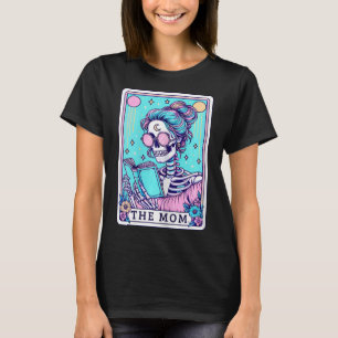 Camiseta A Mãe Tarot Card Skeleton Dia de as mães Bruxa Mãe