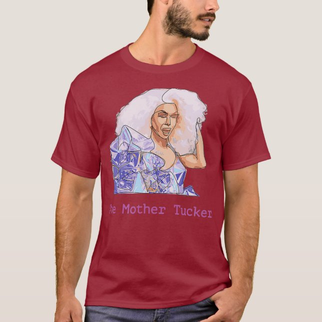 Camiseta A Mãe Tucker Team Trinity Taylor Drag Queen (Frente)
