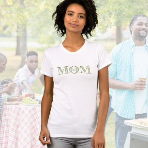 Camiseta A Mãe Verde Estabeleceu o Ano Personalizado