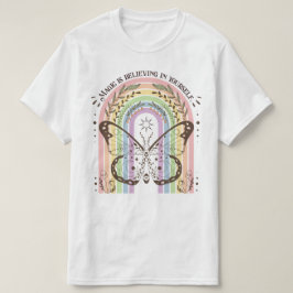 Camiseta A Magia Acredita Em Si Mesma