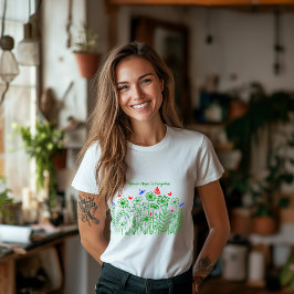 Camiseta A magia da natureza está em todo lugar