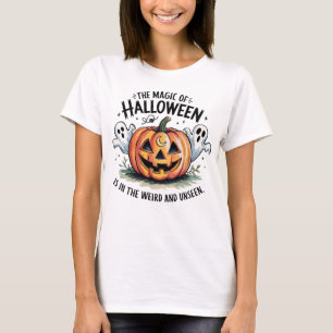 Camiseta A Magia do Fantasma da Bomba do Halloween