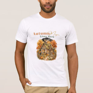 Camiseta A Magia do Outono Vive Aqui