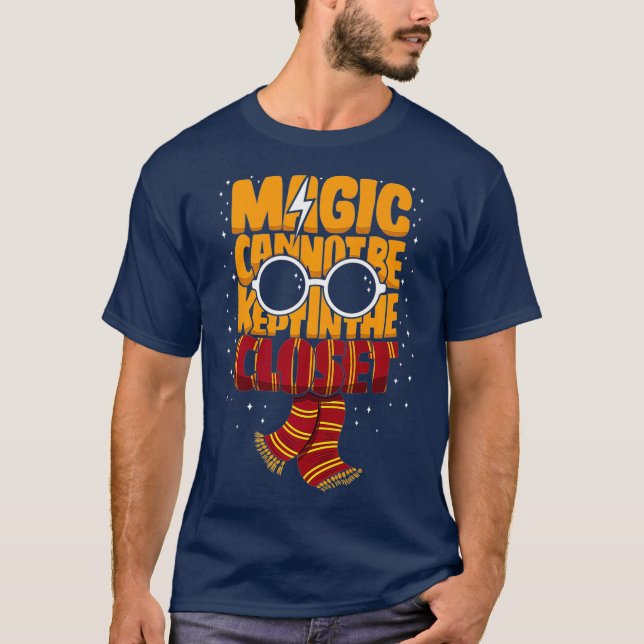 Camiseta A Magia Não Pode Ser Mantida No Assistente De Gay  (Frente)