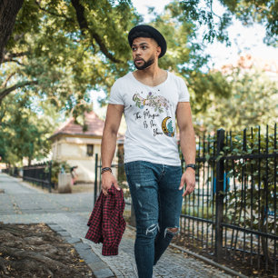 CAMISETA A MÁGICA ESTÁ NOS CRISTAIS DE INSPIRAÇÃO