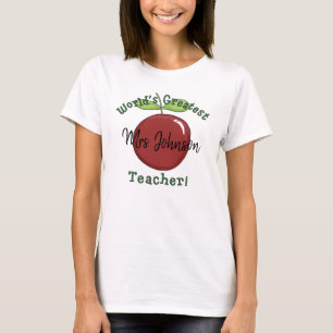 Camiseta A maior Apple Entusiasta de Professores do Mundo c