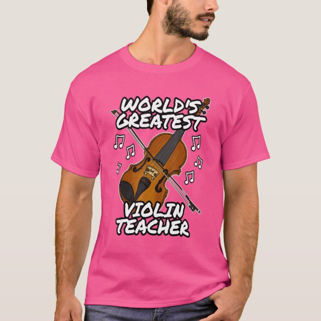 Camiseta A maior corda violinista do mundo (Frente)