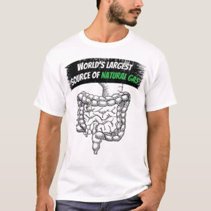 Camiseta A Maior Fonte Mundial De Fazenda De Gás Natural