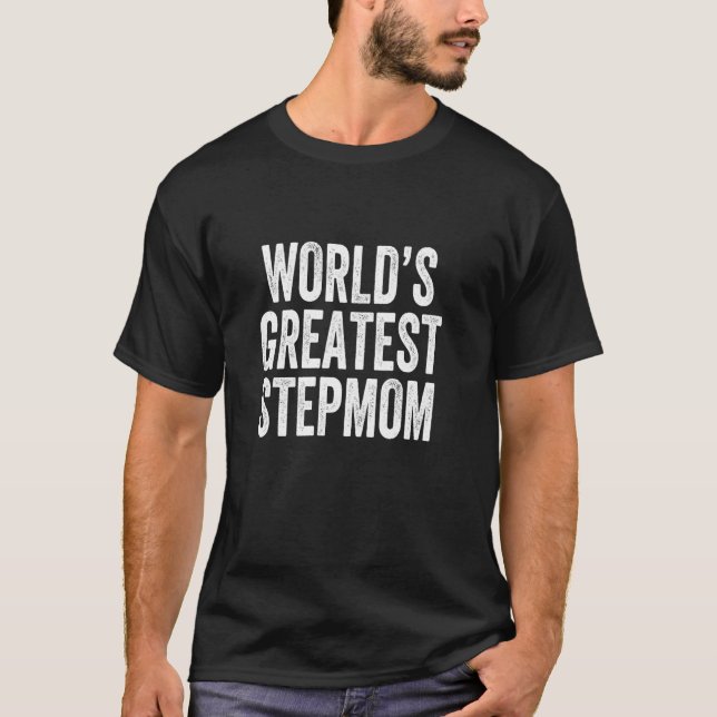 Camiseta A maior madrasta do mundo (Frente)
