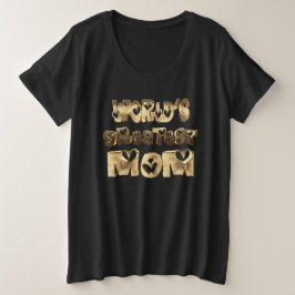 Camiseta A maior tipografia de corações bonitos da mãe do m