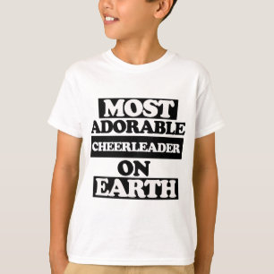 Camiseta A maioria de cheerleader adorável