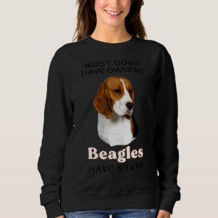 Camiseta A maioria dos cães tem beagles donos tem Roupa Fun