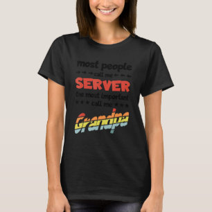 Camiseta A Maioria Dos Pessoas Me Chame De Servidor Mais Im
