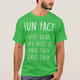Camiseta A Maioria Dos Ursos Adora As Abelhas Tão Engraçada