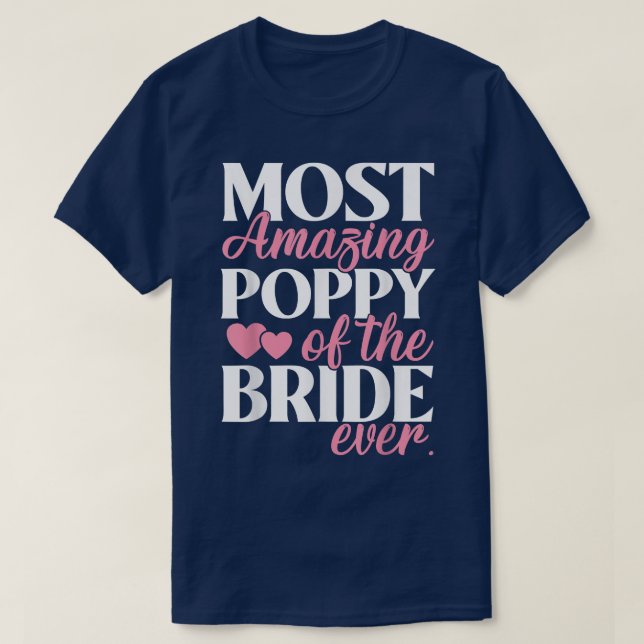 Camiseta A mais incrível pipoca do casamento nobre (Frente do Design)