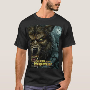 Camiseta A Maldição do Lobisomem - Filme Clássico de Terror