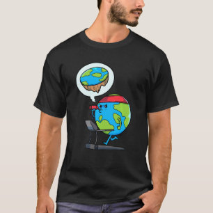 Camiseta A Malhação de ginástica na Terra Flórida Termina T