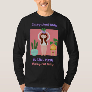 CAMISETA A MALUCA POR PLANTAS É A NOVA MALUCA POR GATOS