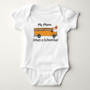 Camiseta A mamã conduz um auto escolar