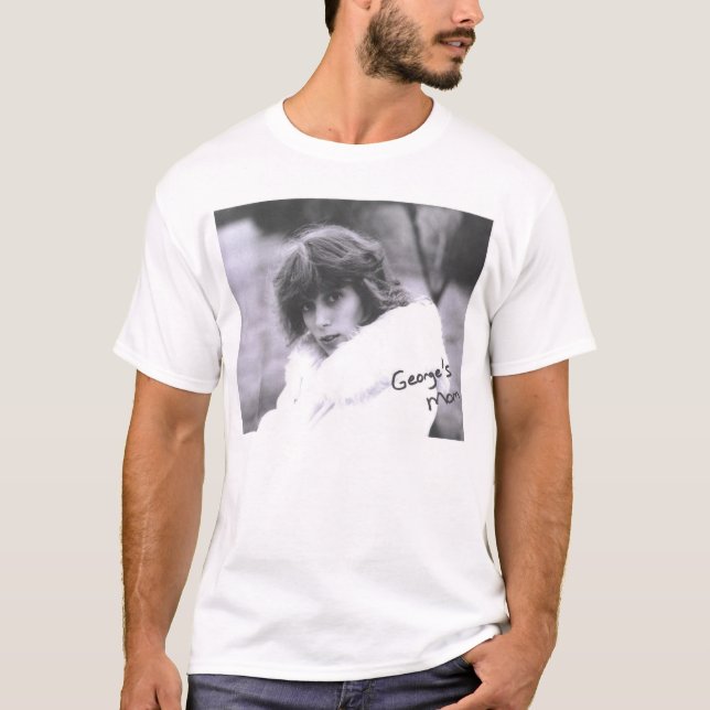 Camiseta A mamã de George! Em uma camisa! (Frente)