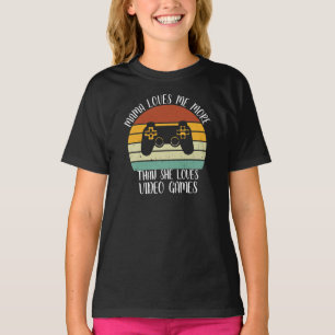 Camiseta A Mama PERSONALIZADA Me Ama Mais Do Que Ama O Víd