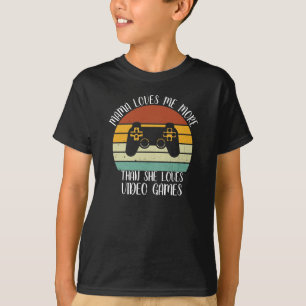Camiseta A Mama PERSONALIZADA Me Ama Mais Do Que Ama O Víd