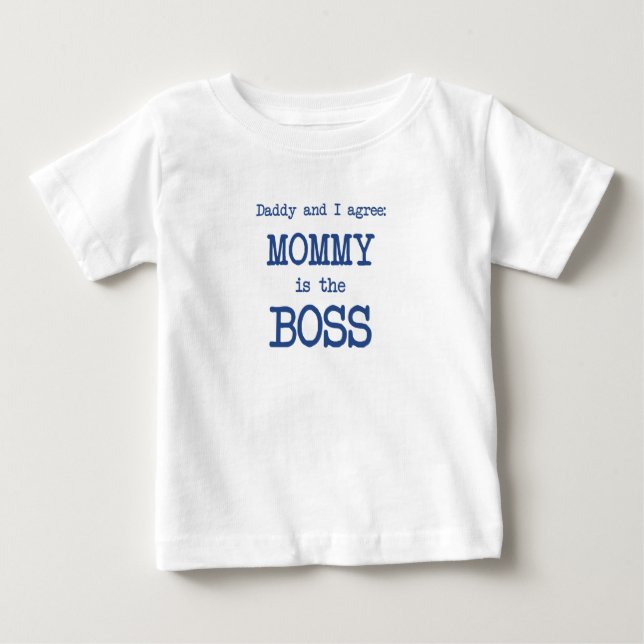 Camiseta A mamãe É O Chefe (Frente)