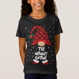 Camiseta A Mamãe Gnomo Buffalo Xadrez de Natal Corresponden